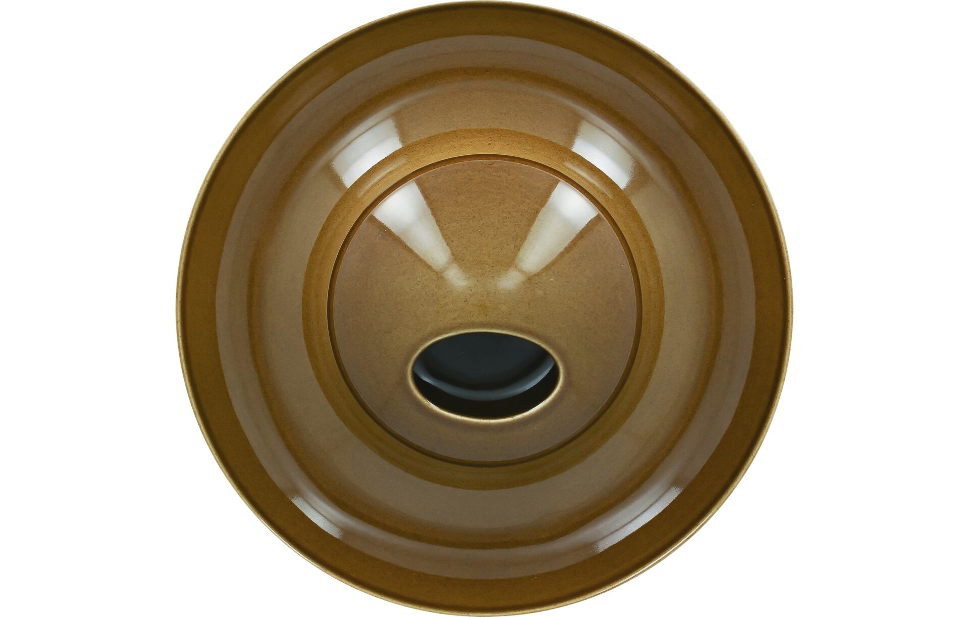 Deckel gewölbt ashore 145 mm caramel
