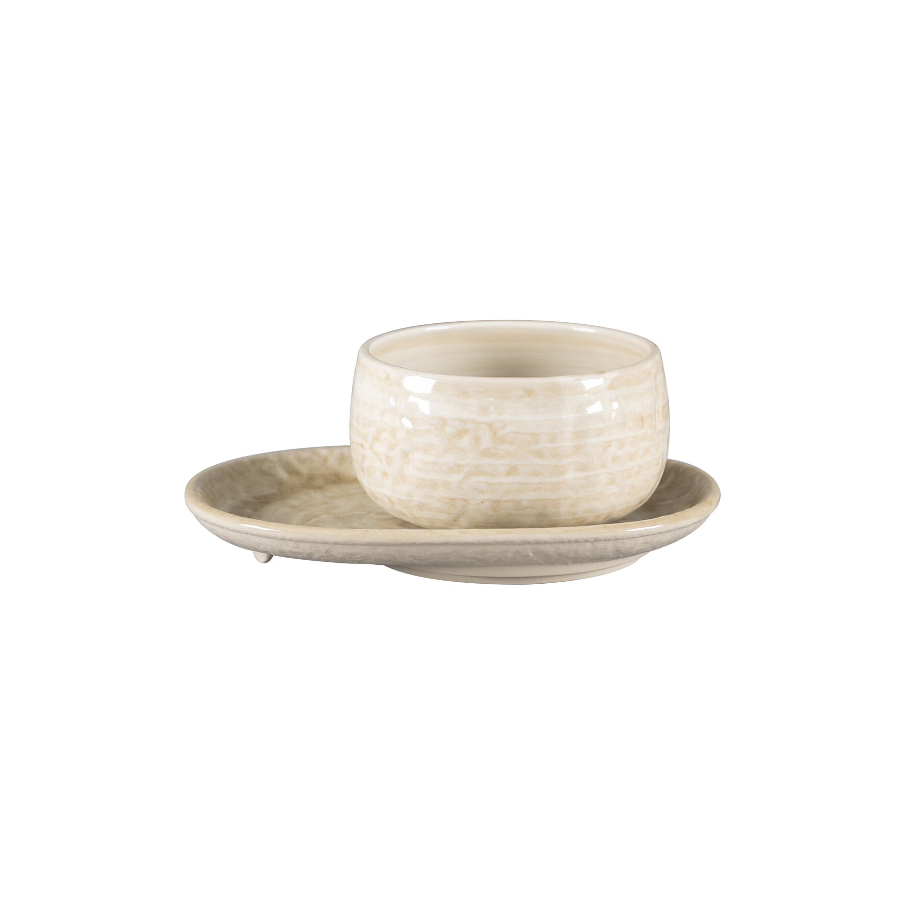Tasse ohne Henkel 110 mm / 0,41 l Vanilla beige Krush Vanilla Beige