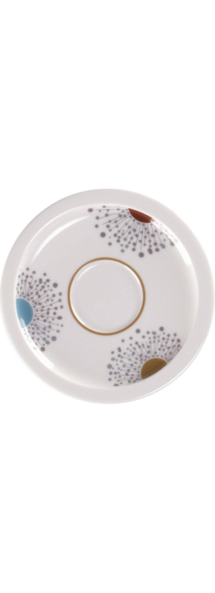 Espresso-Untertasse 130 mm weiß mit Dekor Spring Ease Spring