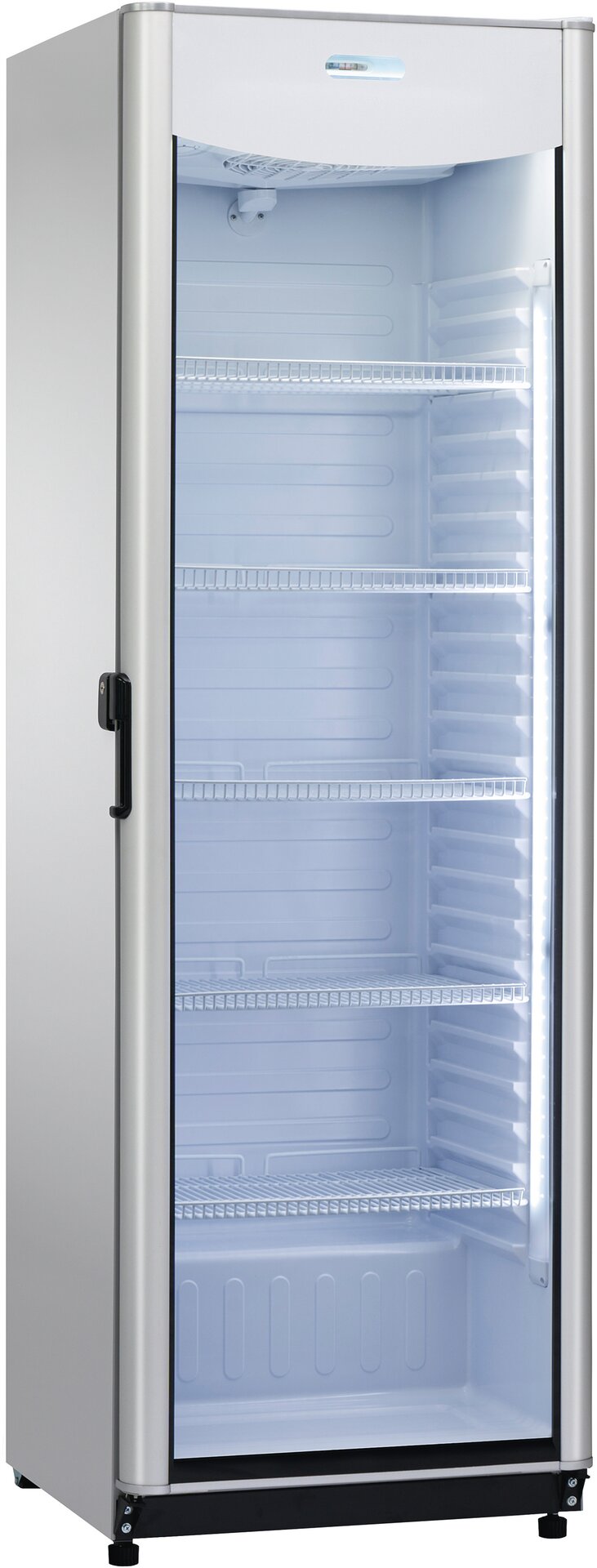 Flaschenkühlschrank grau, 382 l