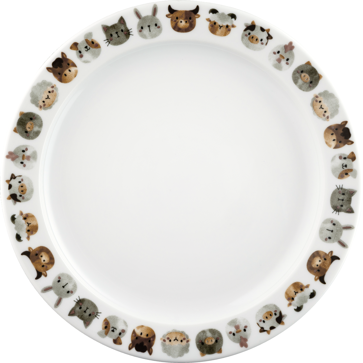 Teller flach rund Fahne 238 mm Kids Country Friends B1100