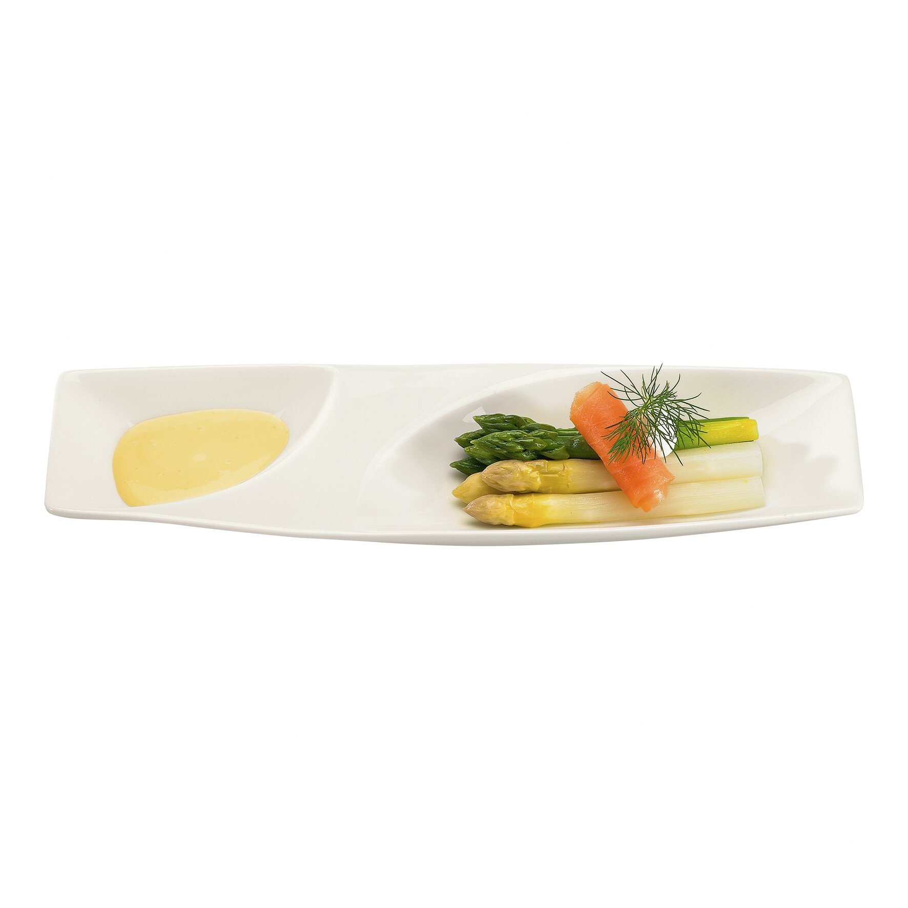 Platte twin 530 x 170 mm creme Mazza