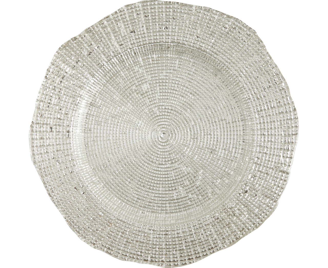 Glas-Platzteller 330 mm silber Accessoires