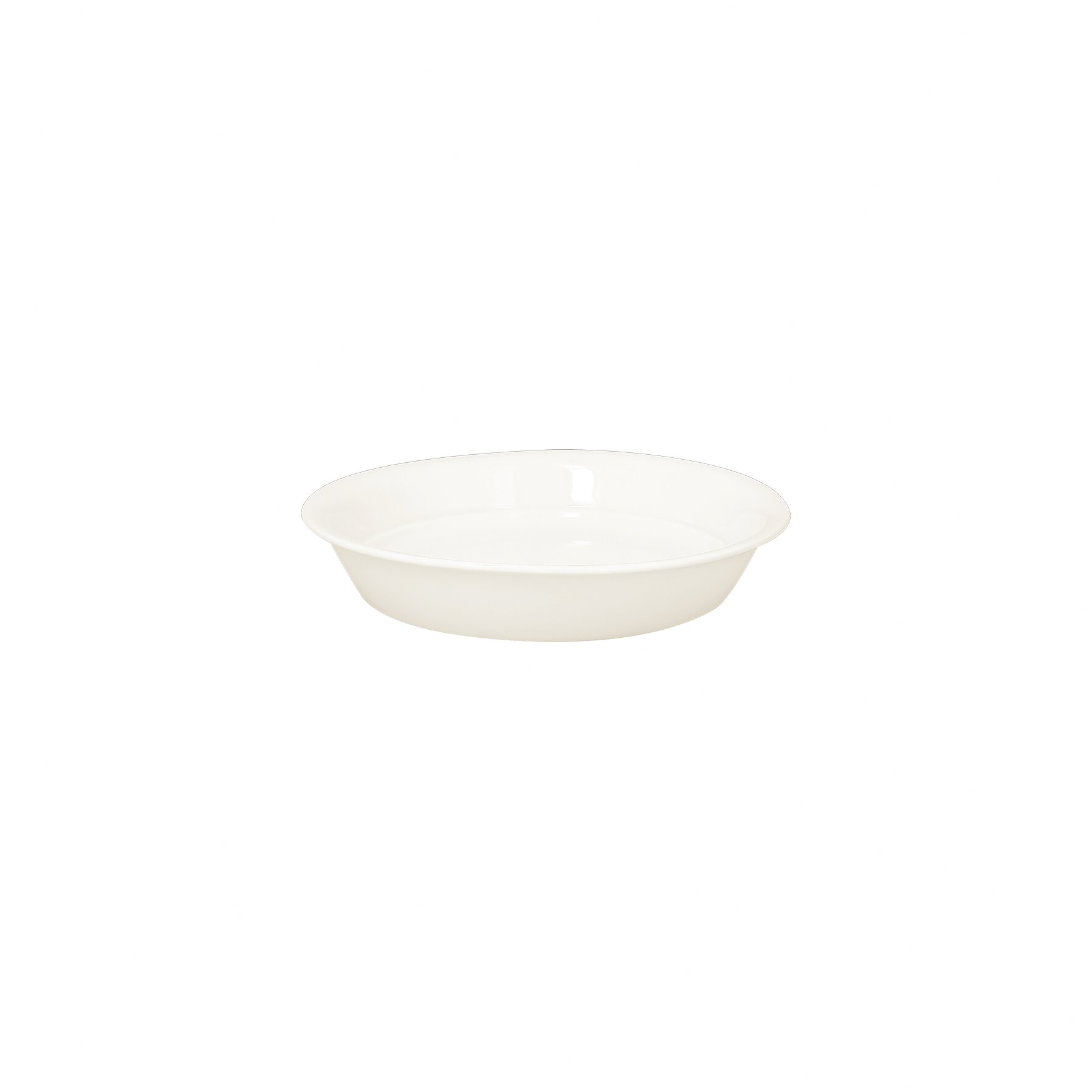 Platte tief rund amaze 200 mm plain-white