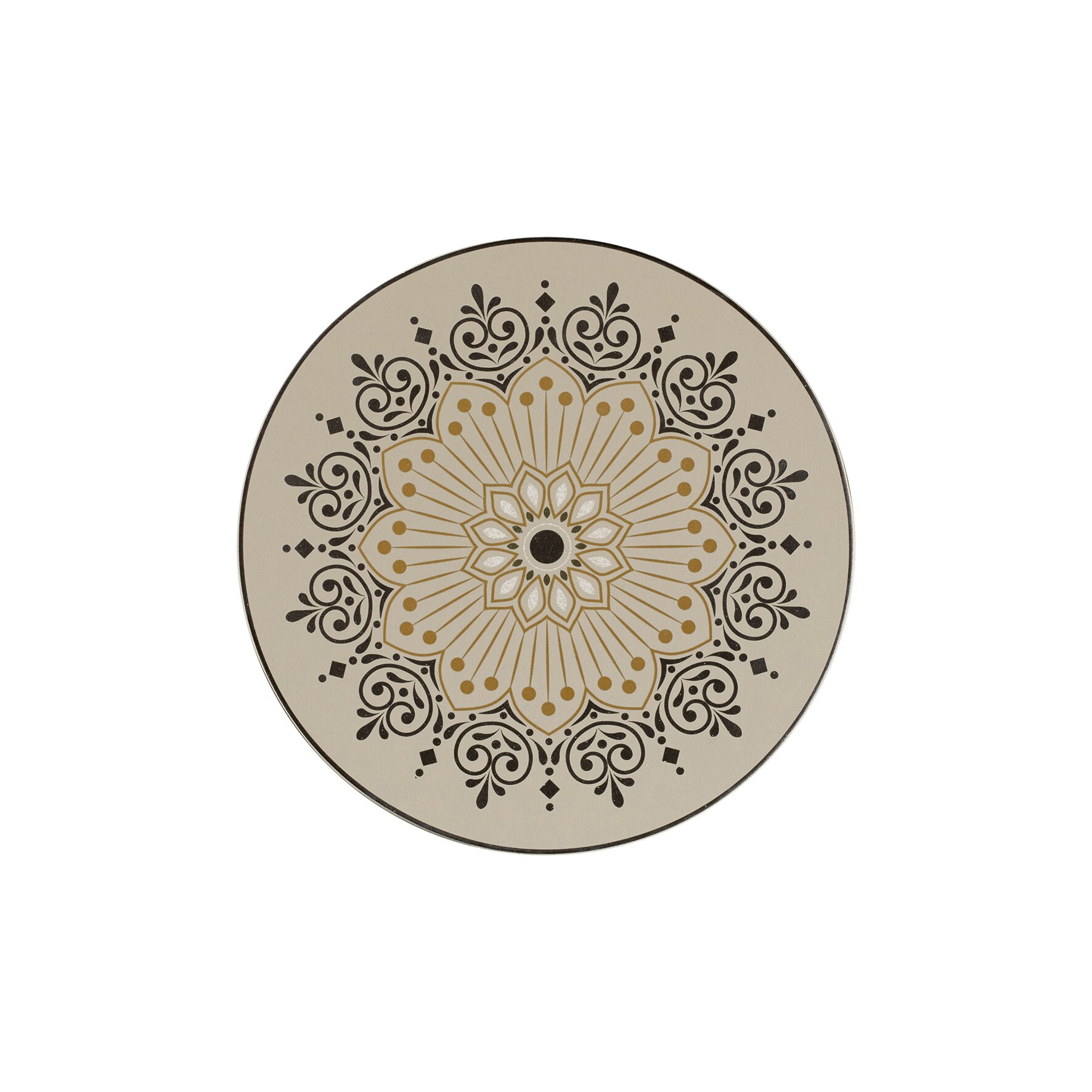 Teller flach rund 205 mm Argila Cartagena