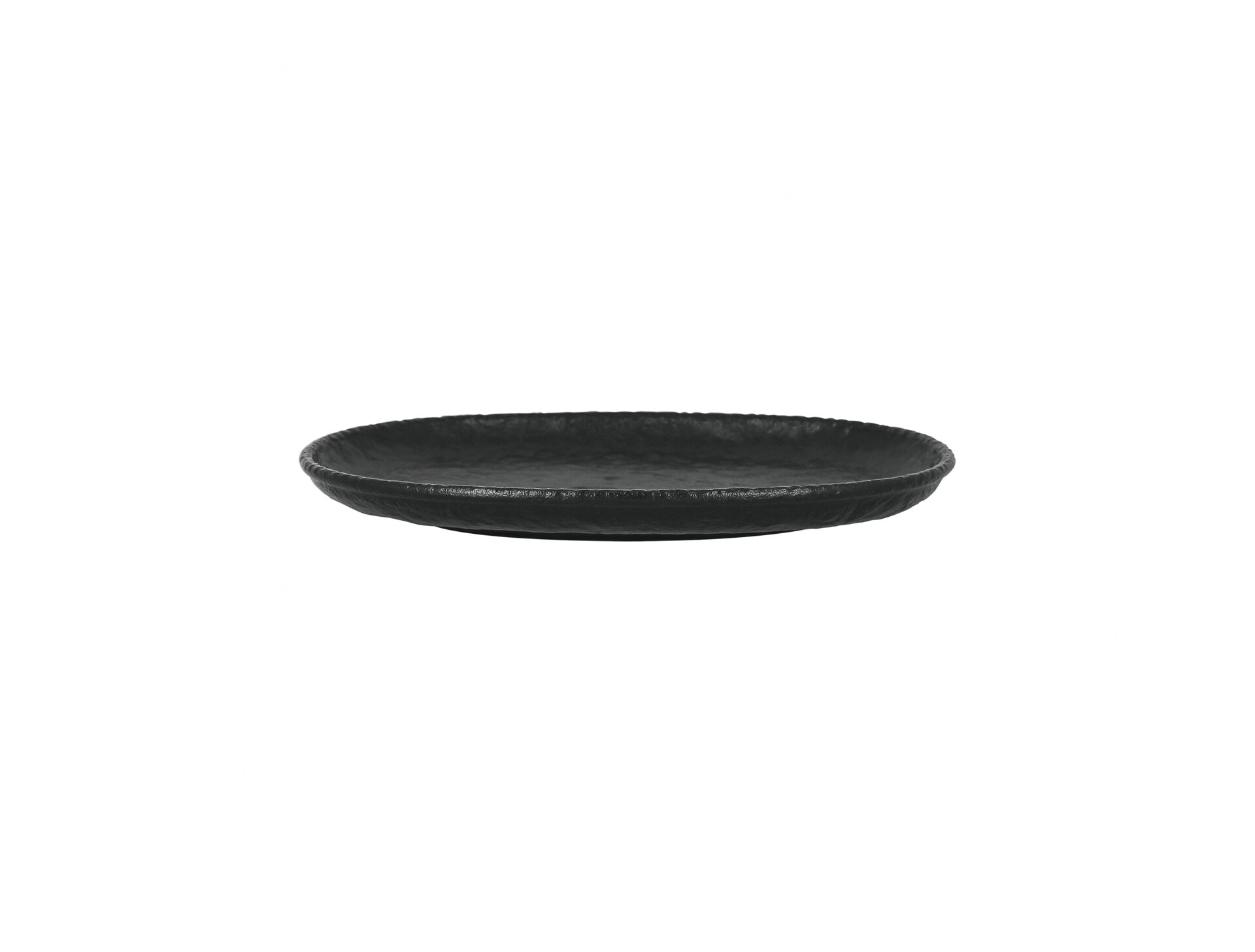 Coupplatte oval 280 x 205 mm schwarz