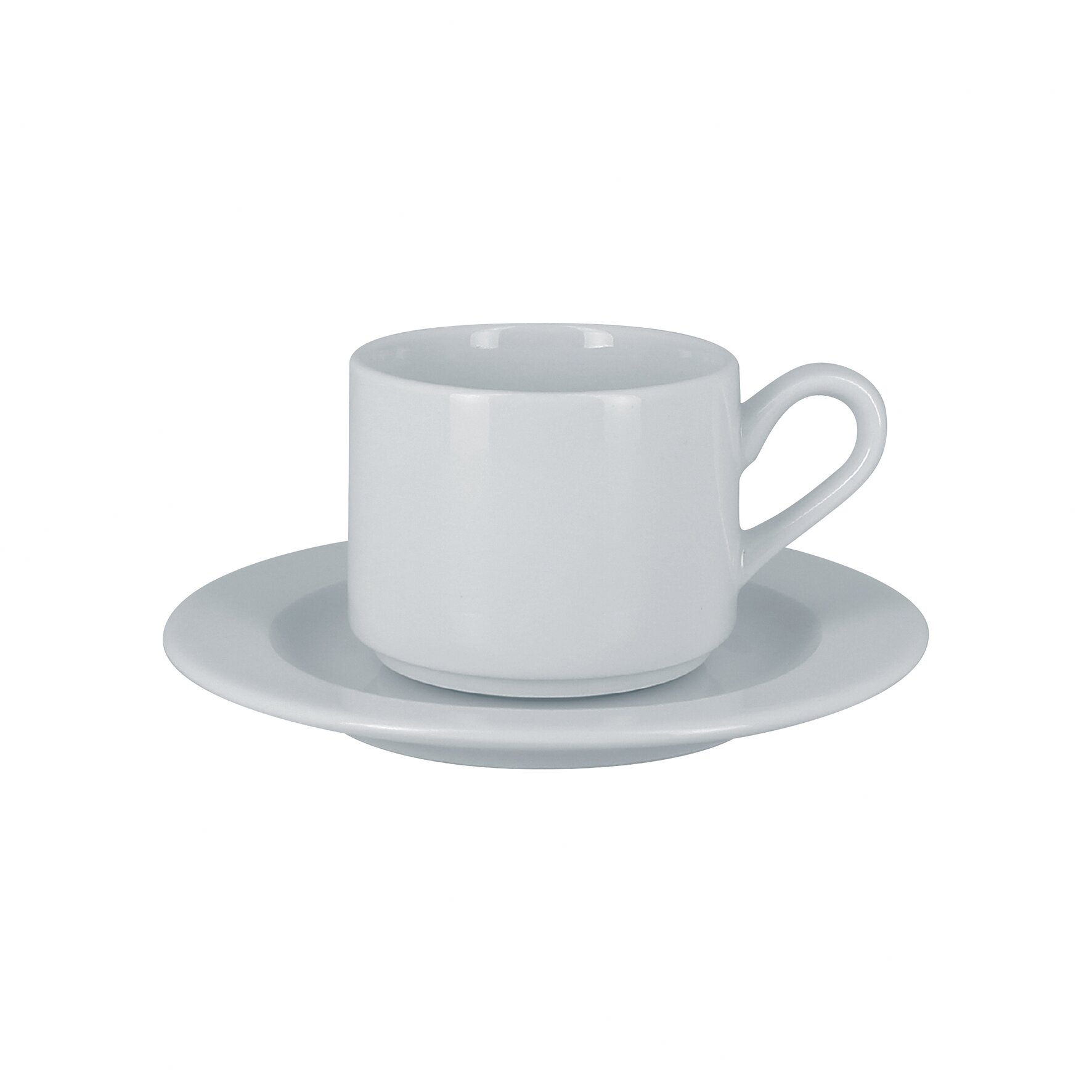 Kaffeetasse stapelbar 0,20 l bright-white Access
