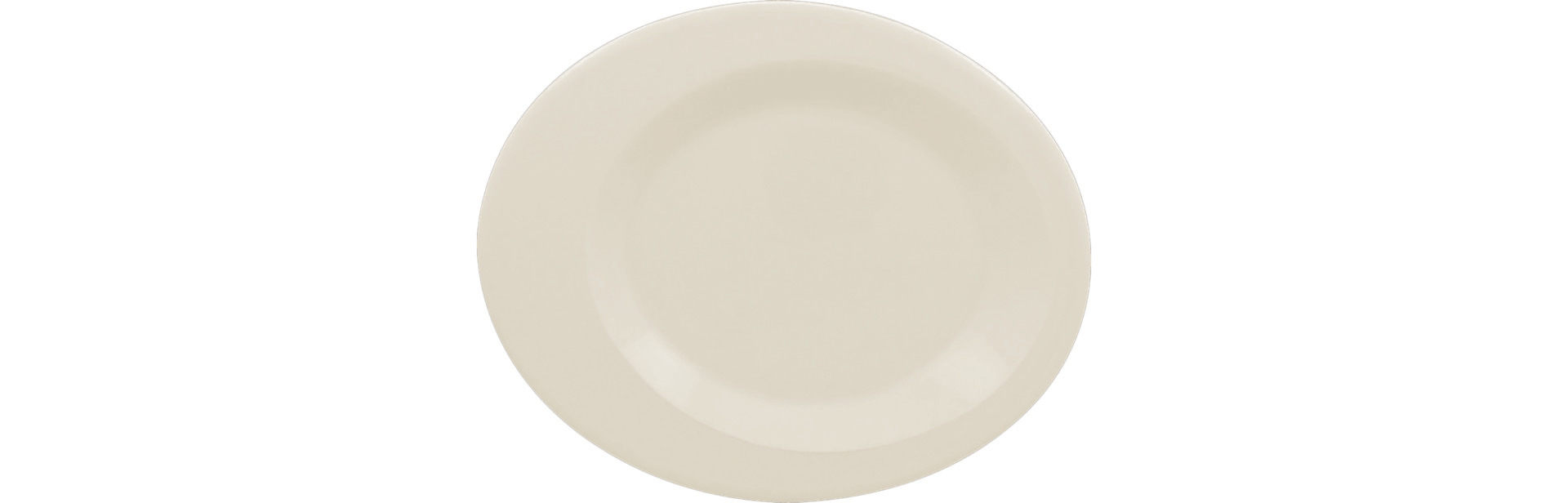 Teller oval 170 x 140 mm crème