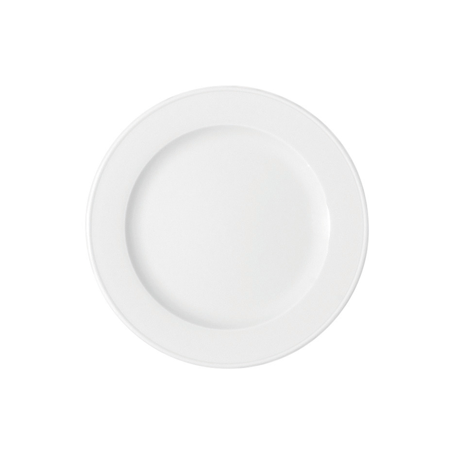 Teller flach mit Fahne 258 mm