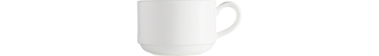 Kaffeetasse stapelbar 0,19 l weiß Gracia