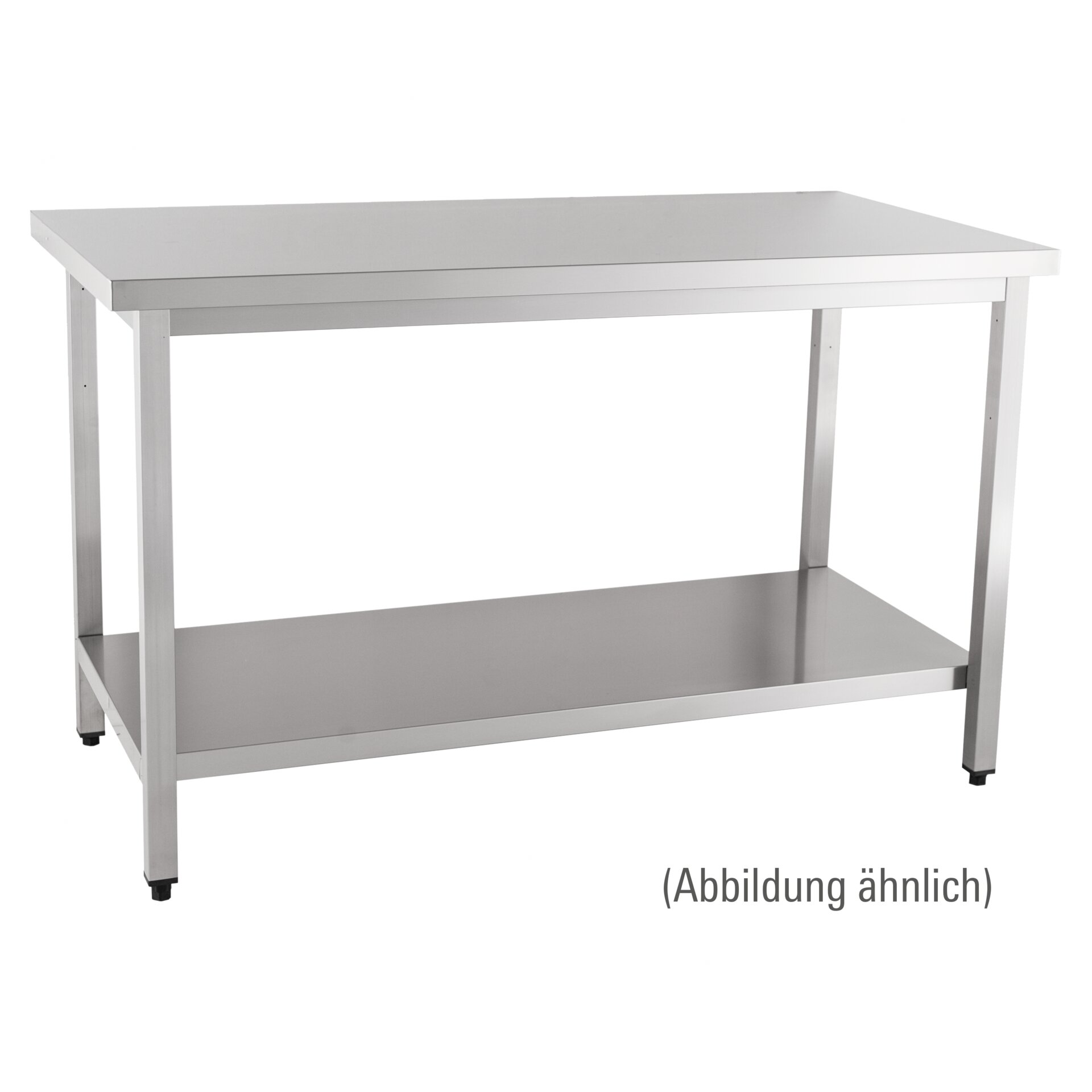 Arbeitstisch fertig montiert mit Boden ohne Aufkantung 2000 x 600 x 850 mm