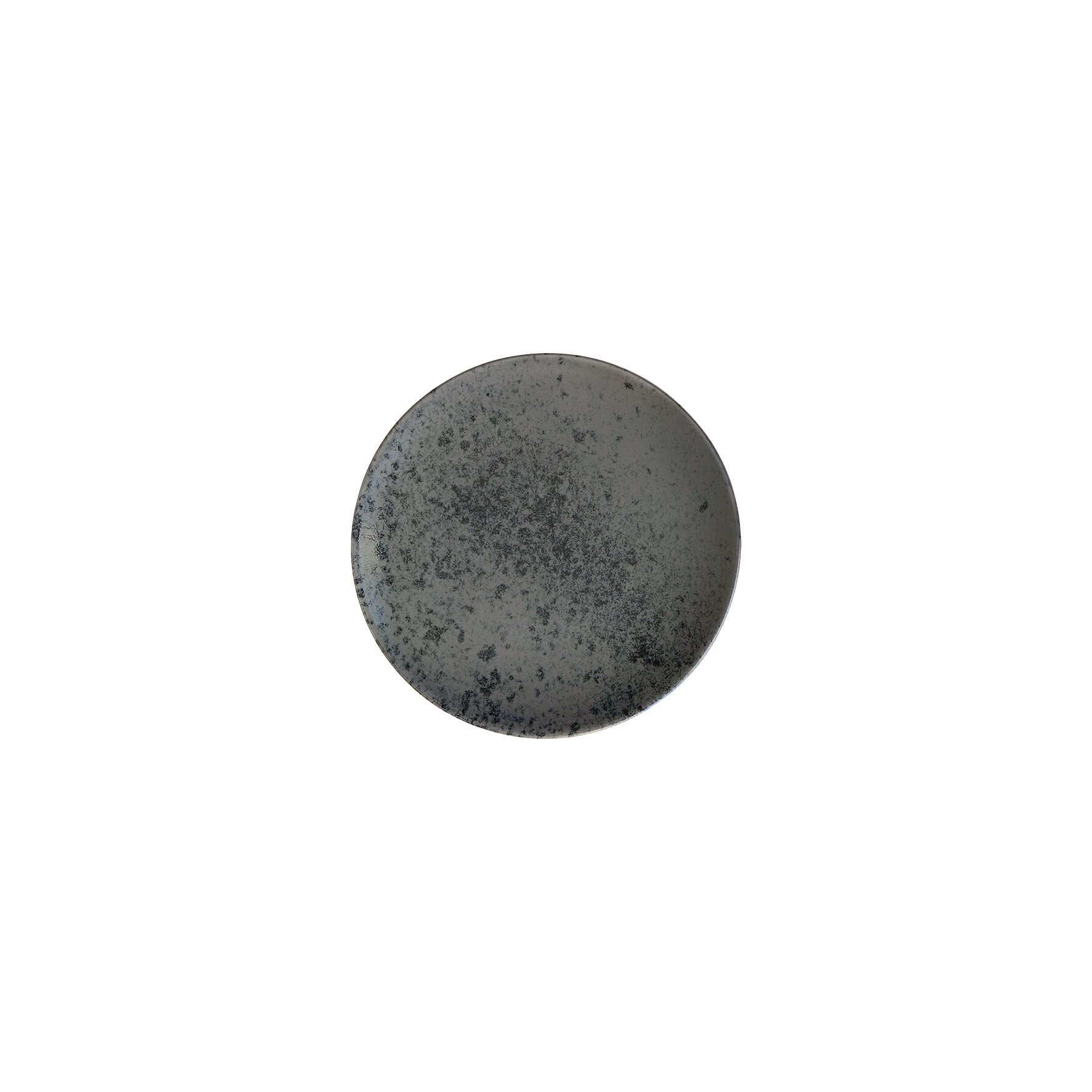 Coupteller flach rund 150 mm black