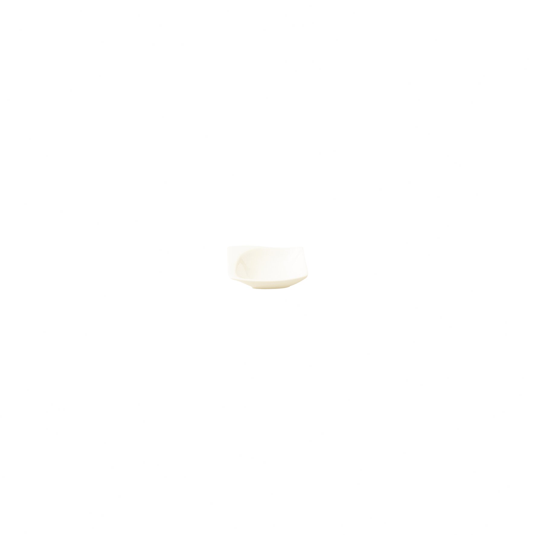 Schale quadratisch 80 x 75 mm / 0,04 l creme Mazza