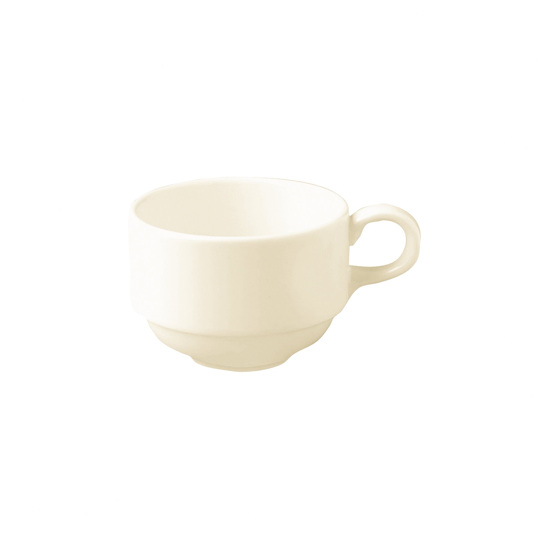 Tasse stapelbar 85 mm / 0,23 l creme Classic Gourmet
