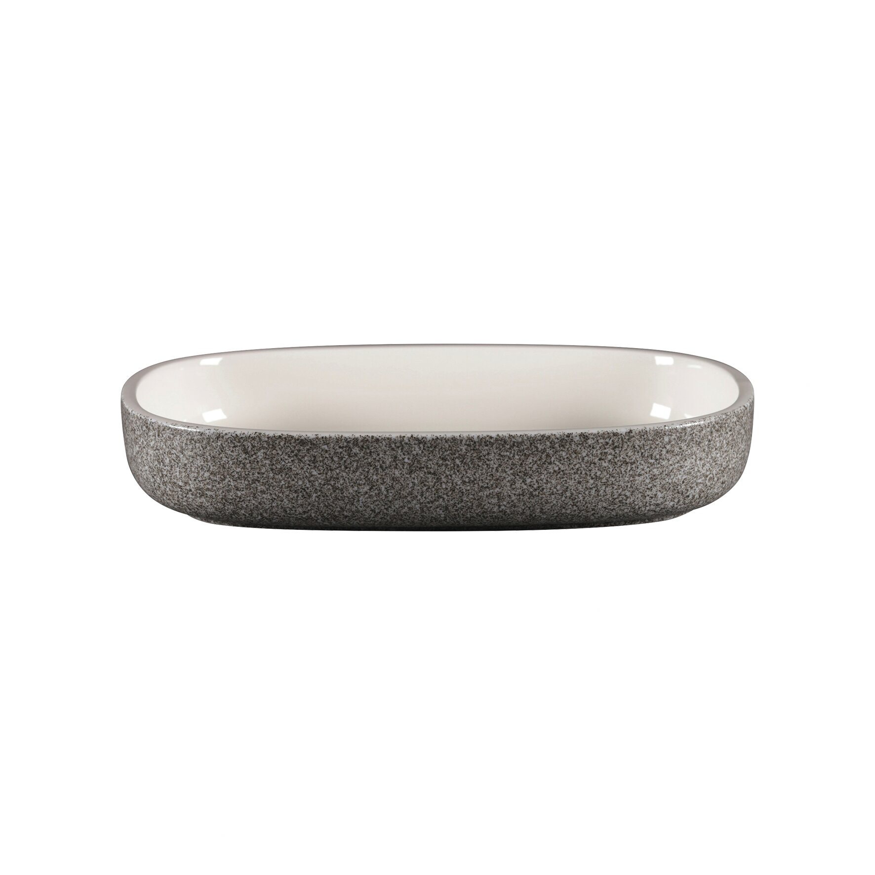 Platte oval tief 260 x 183 mm / 1,12 l dual grey Ease Dual Grey