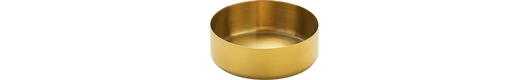 Bowl klein 80 mm / 0,11 l goldfarben Spotlights