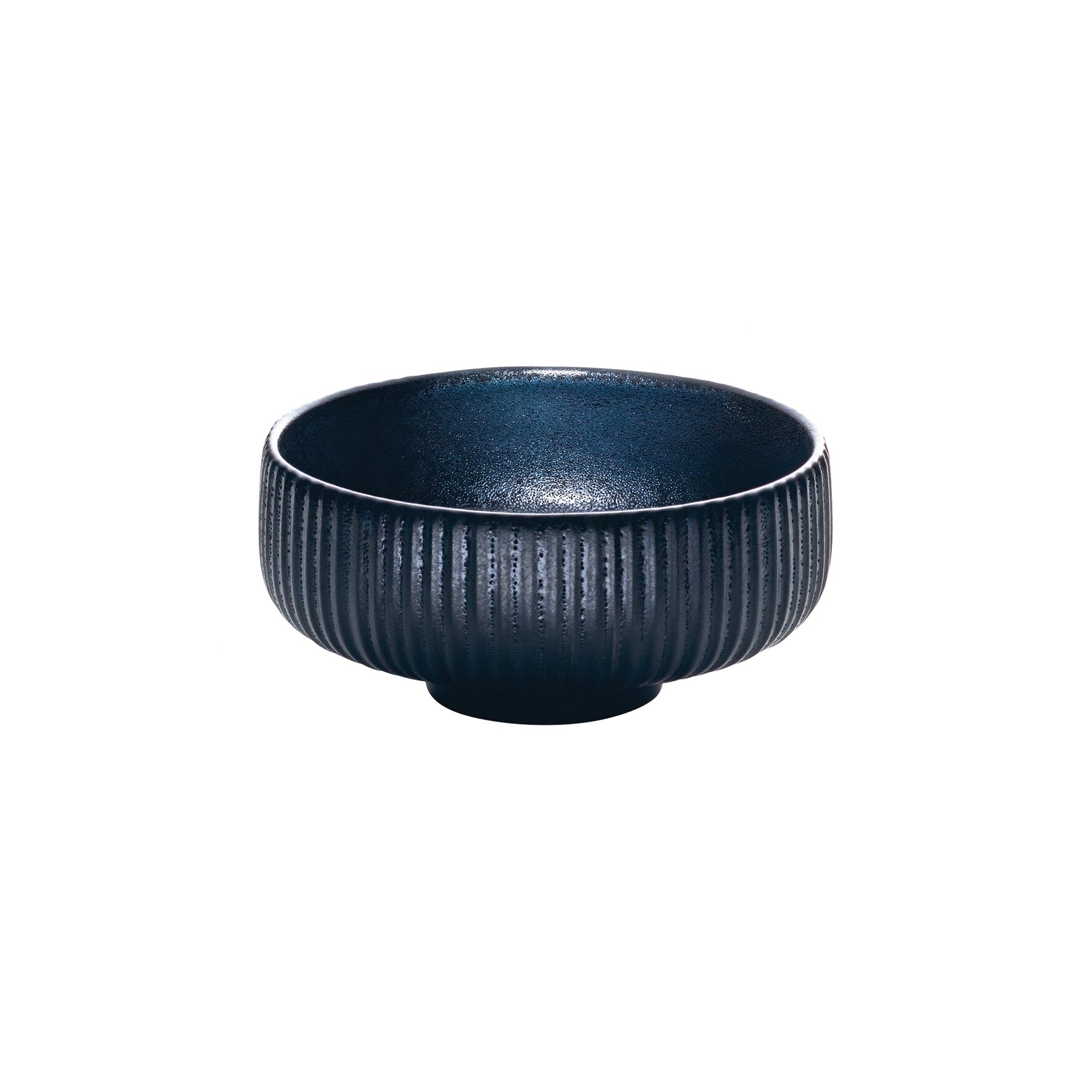 Bowl rund Relief 120 mm / 0,33 l schwarz Nara schwarz