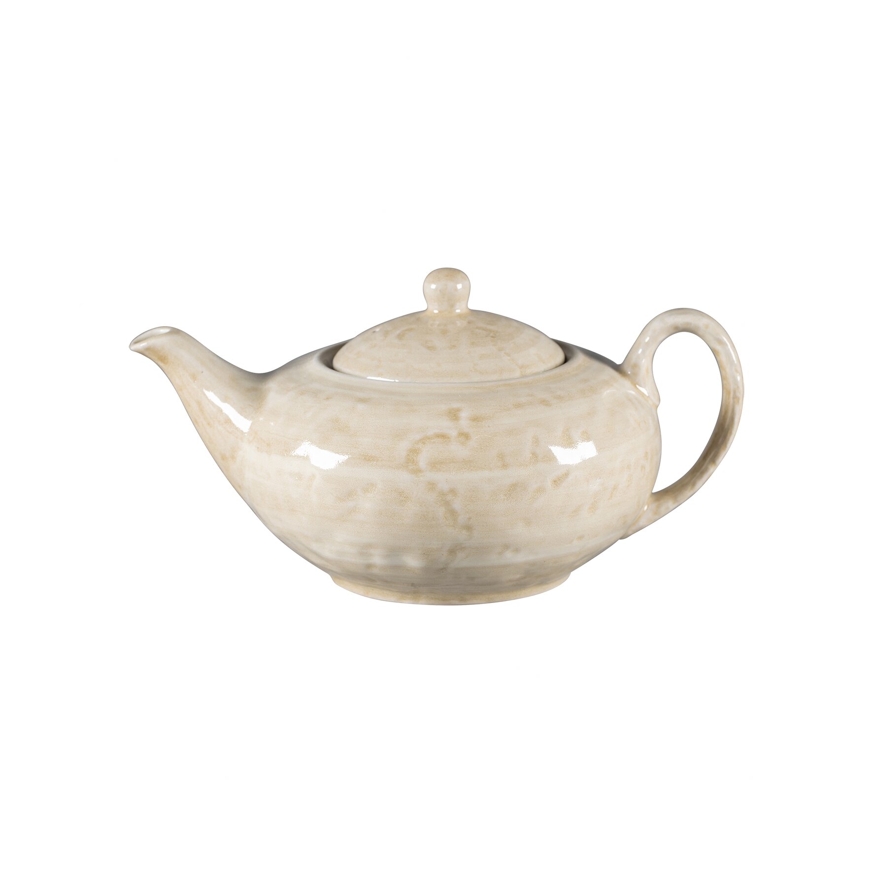 Teekanne mit Deckel 138 mm / 0,60 l Vanilla beige Krush Vanilla Beige