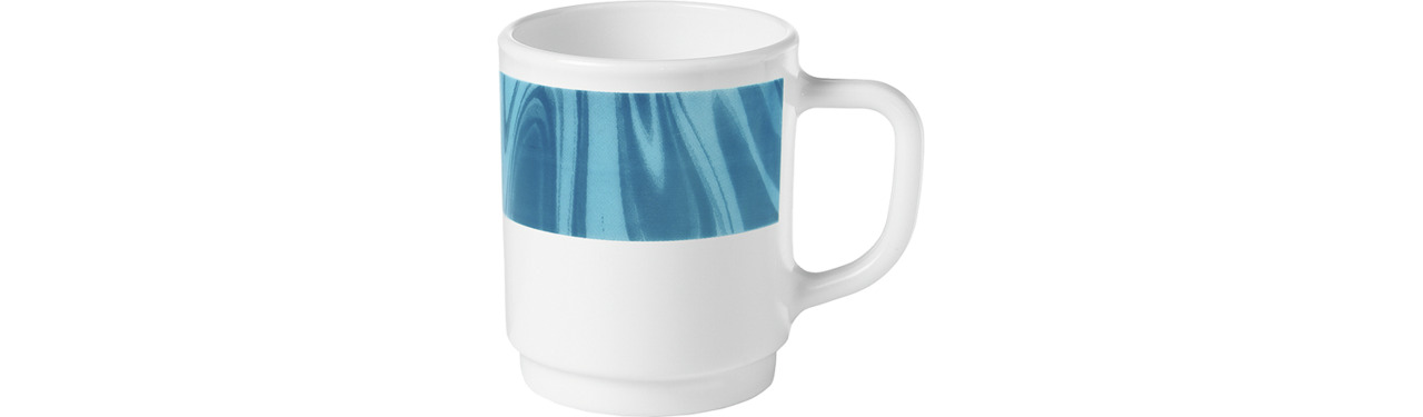 Bockbecher stapelbar 74 mm / 0,25 l blau Natura Blue