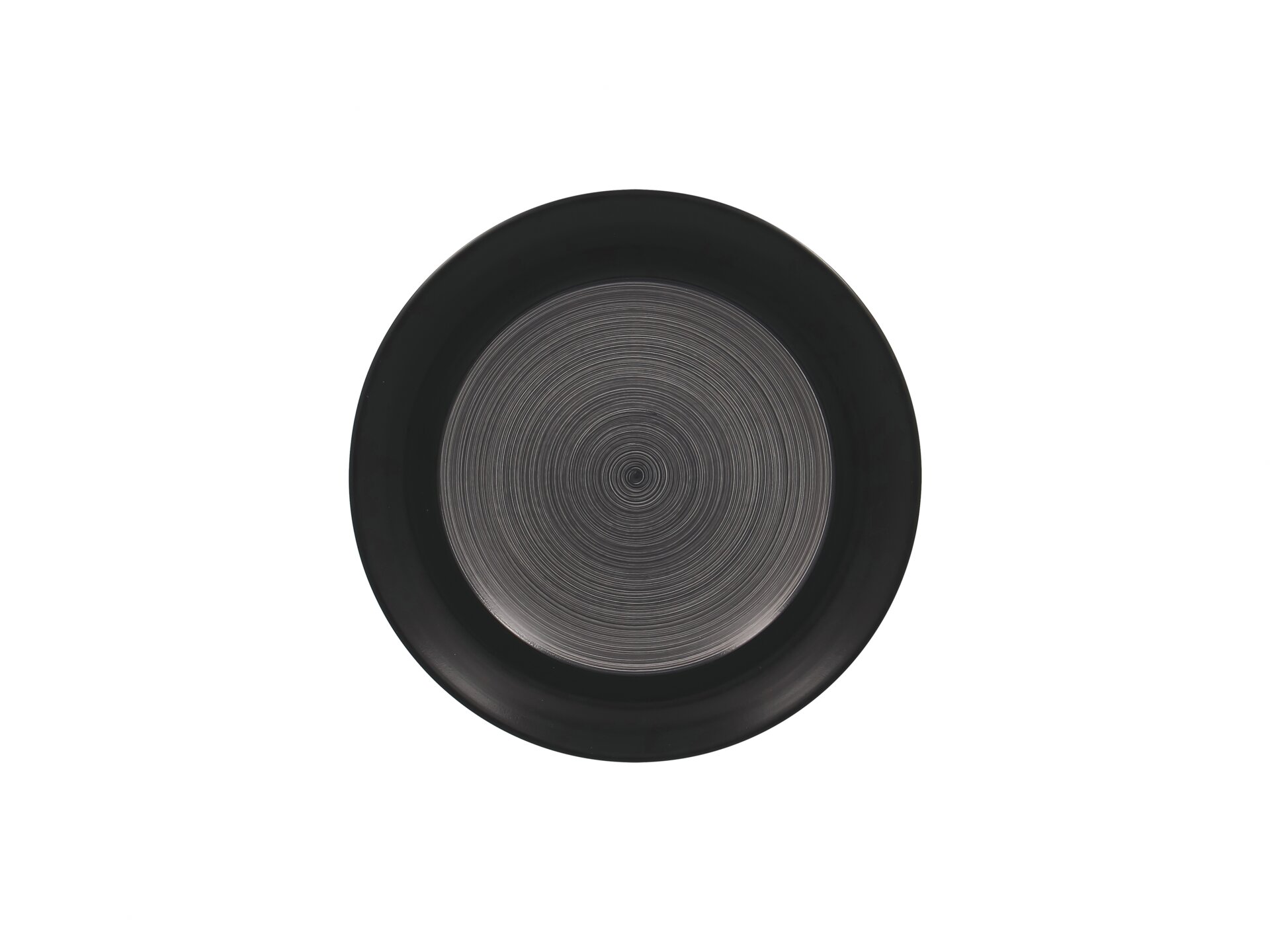 Teller flach rund 240 mm grau