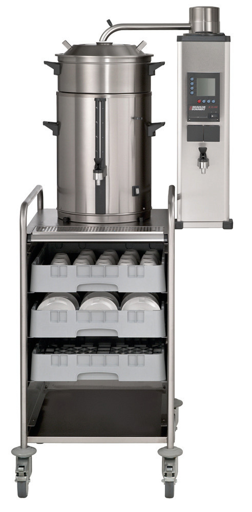 Filterkaffeemaschine 10,00 l Kaffee /  3,30 l Heißwasser / mit Wasseranschluss