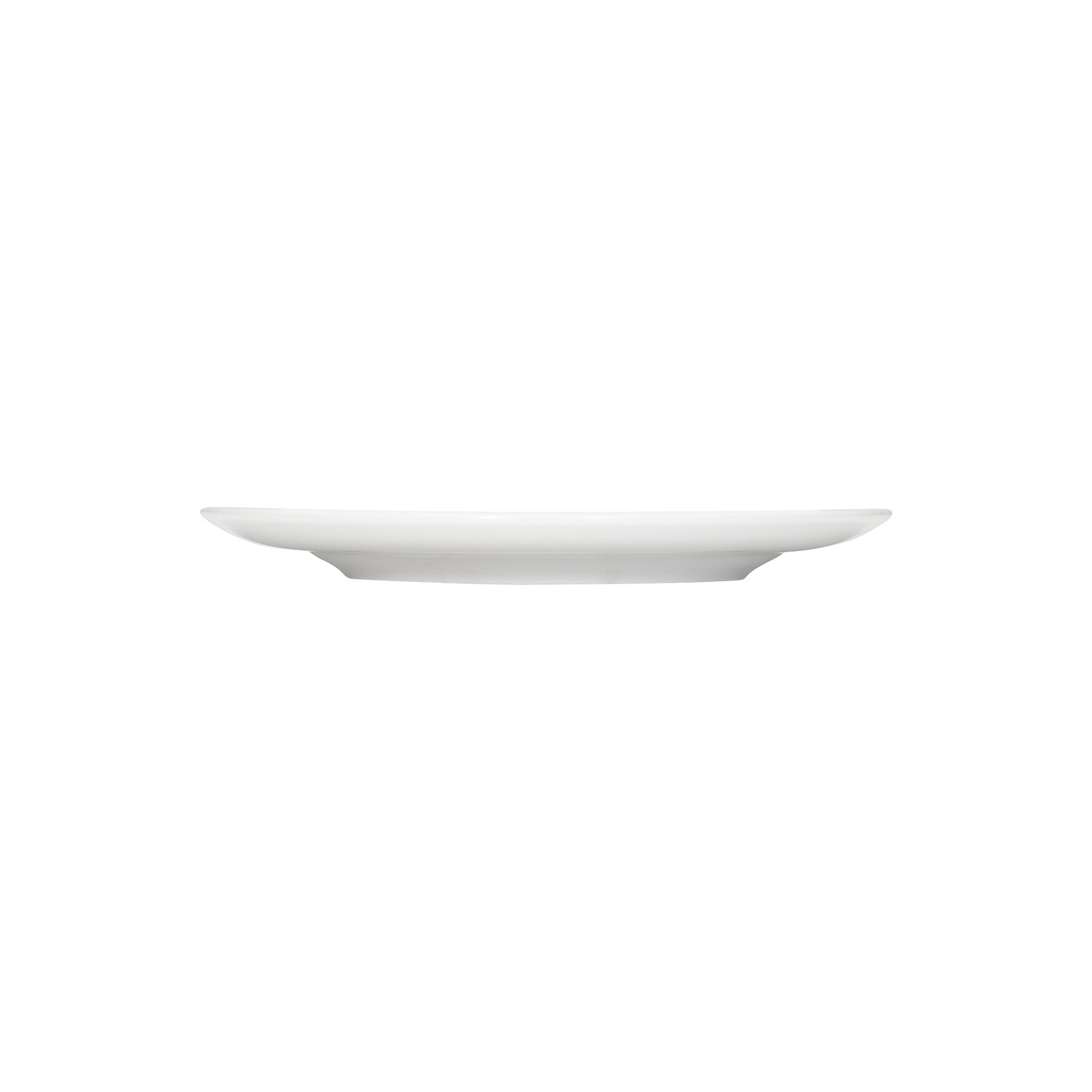 Teller flach mit schmaler Fahne 162 mm