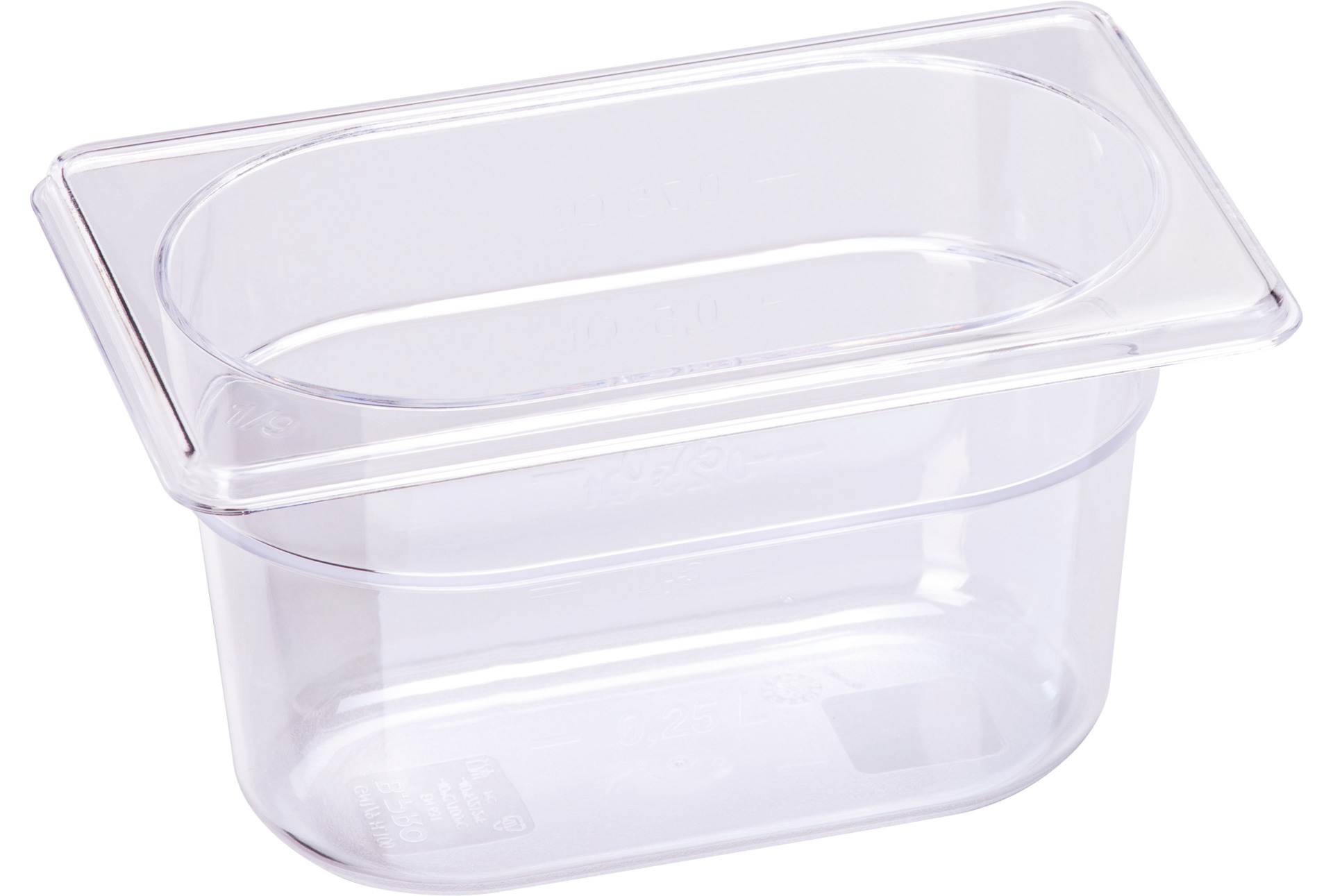 GN-Behälter GN 1/9 100 mm tief  Polycarbonat
