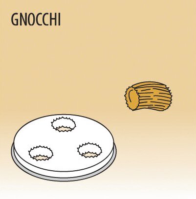 Matrize Gnocchi für Nudelmaschine 516002 bis 516004