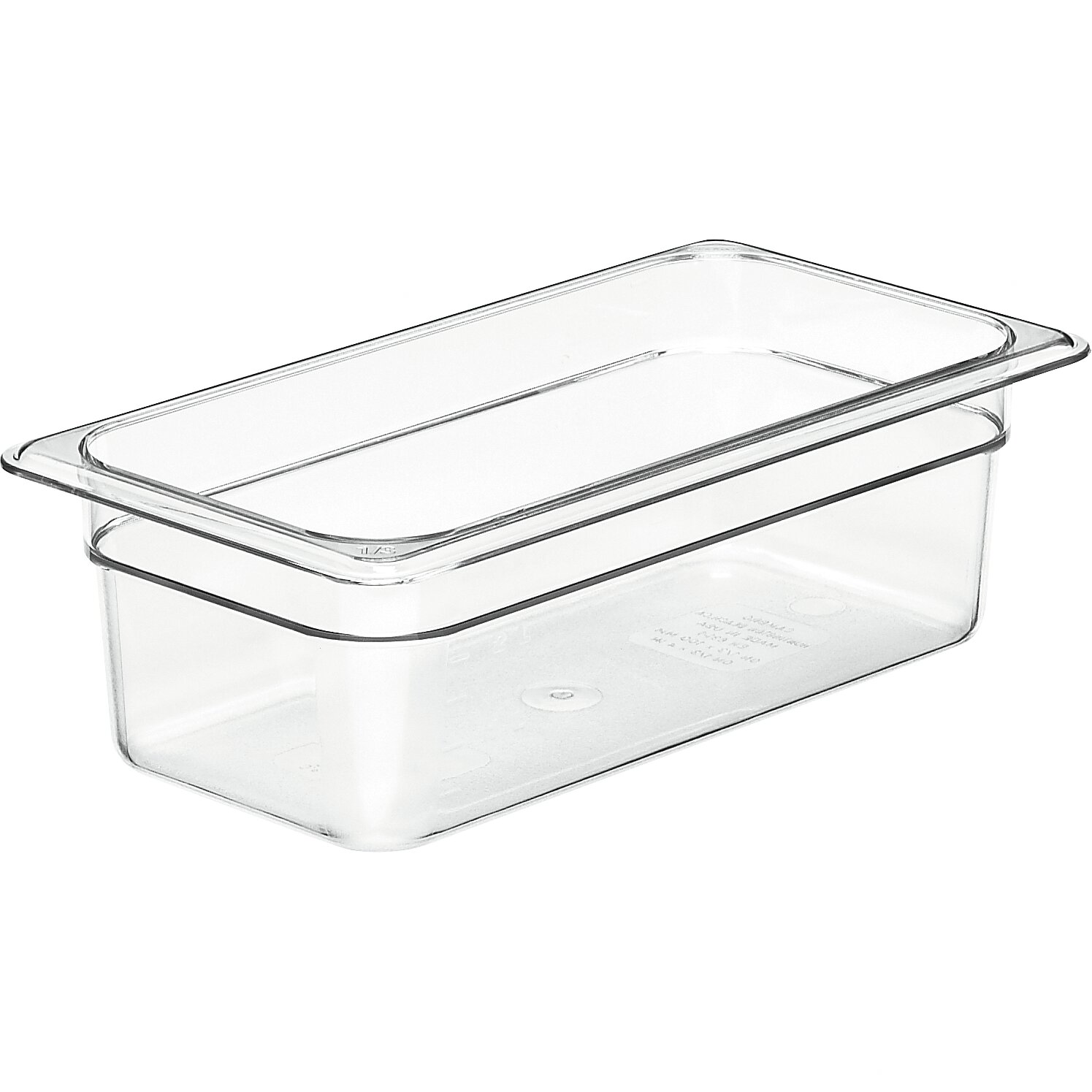 GN-Behälter GN 1/3 325 x 176 x 100 mm Copolymer BPA-frei transparent black