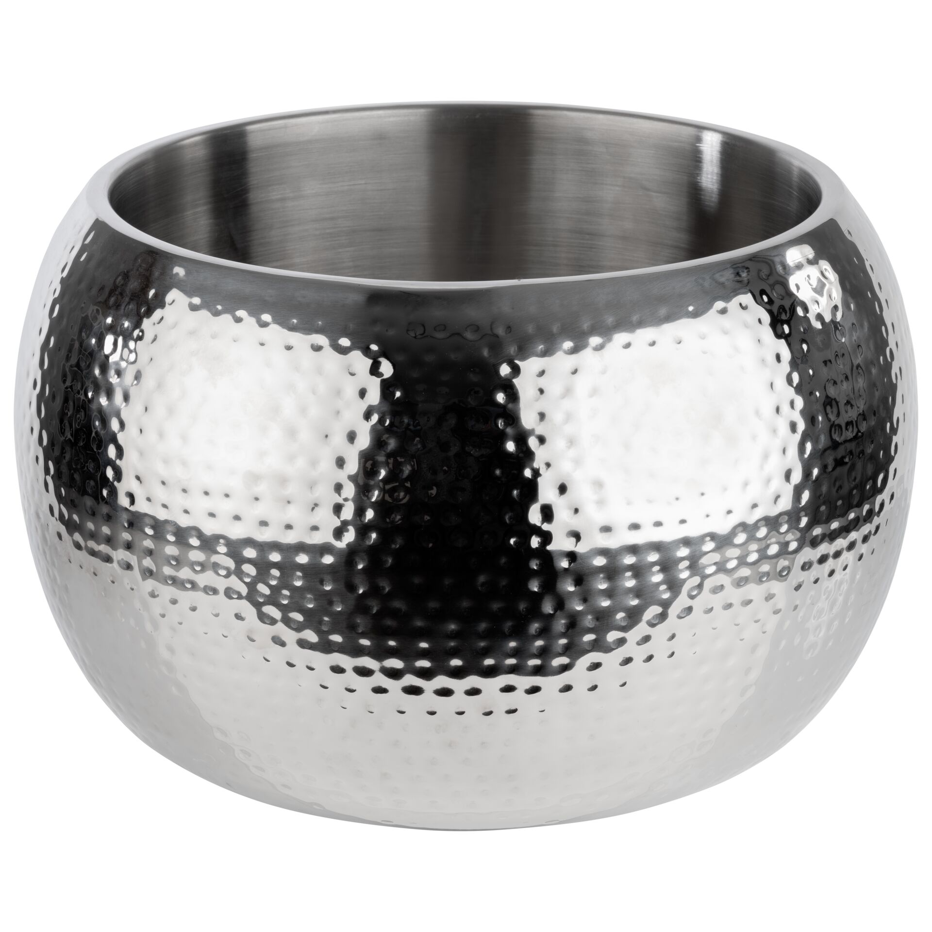 Champagner Bowl, Hammerschlag Ø37cm, Dop pelwandig