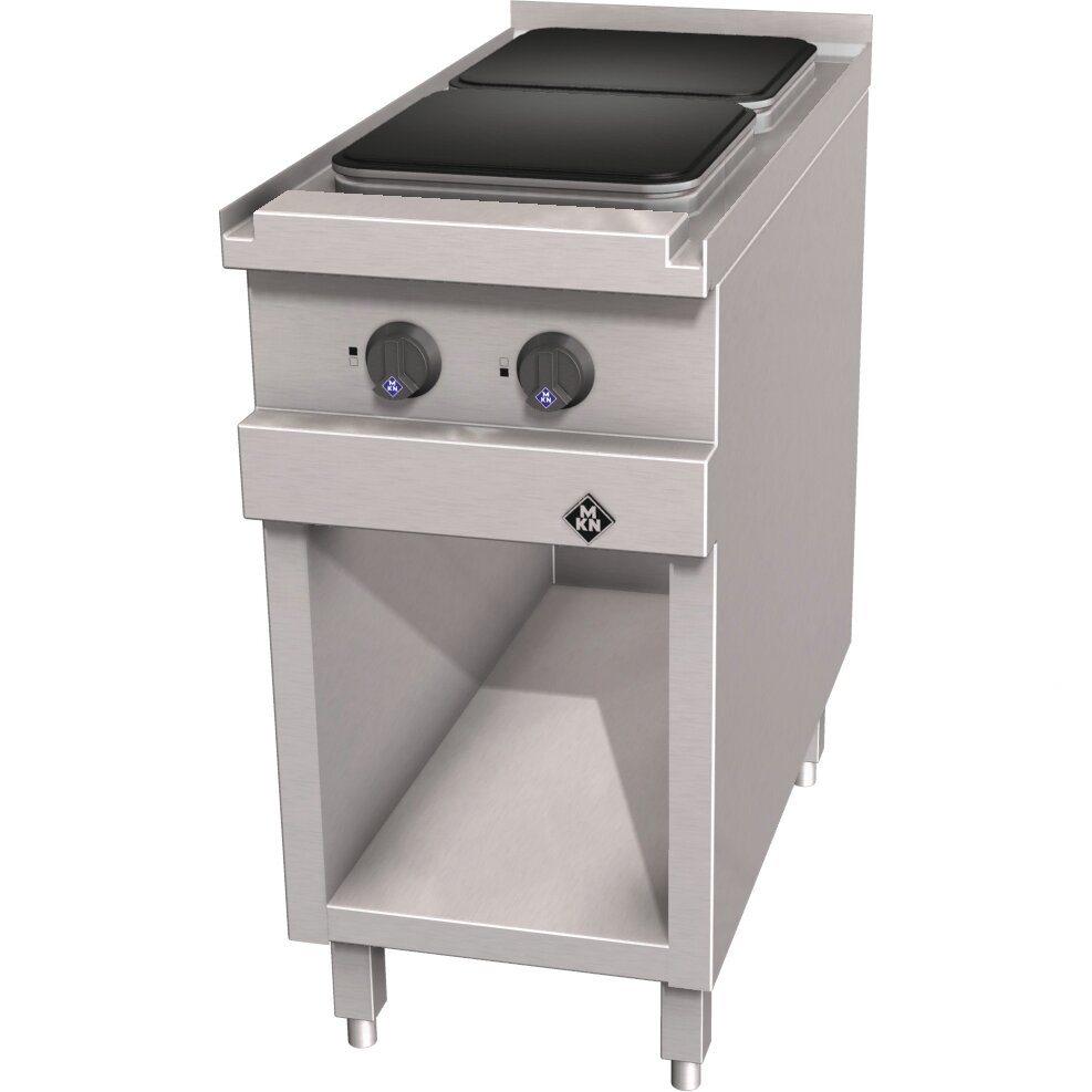 Elektro-Herd 2 Platten / Optima 850 /  Kochplatten je 300 x 300 mm
