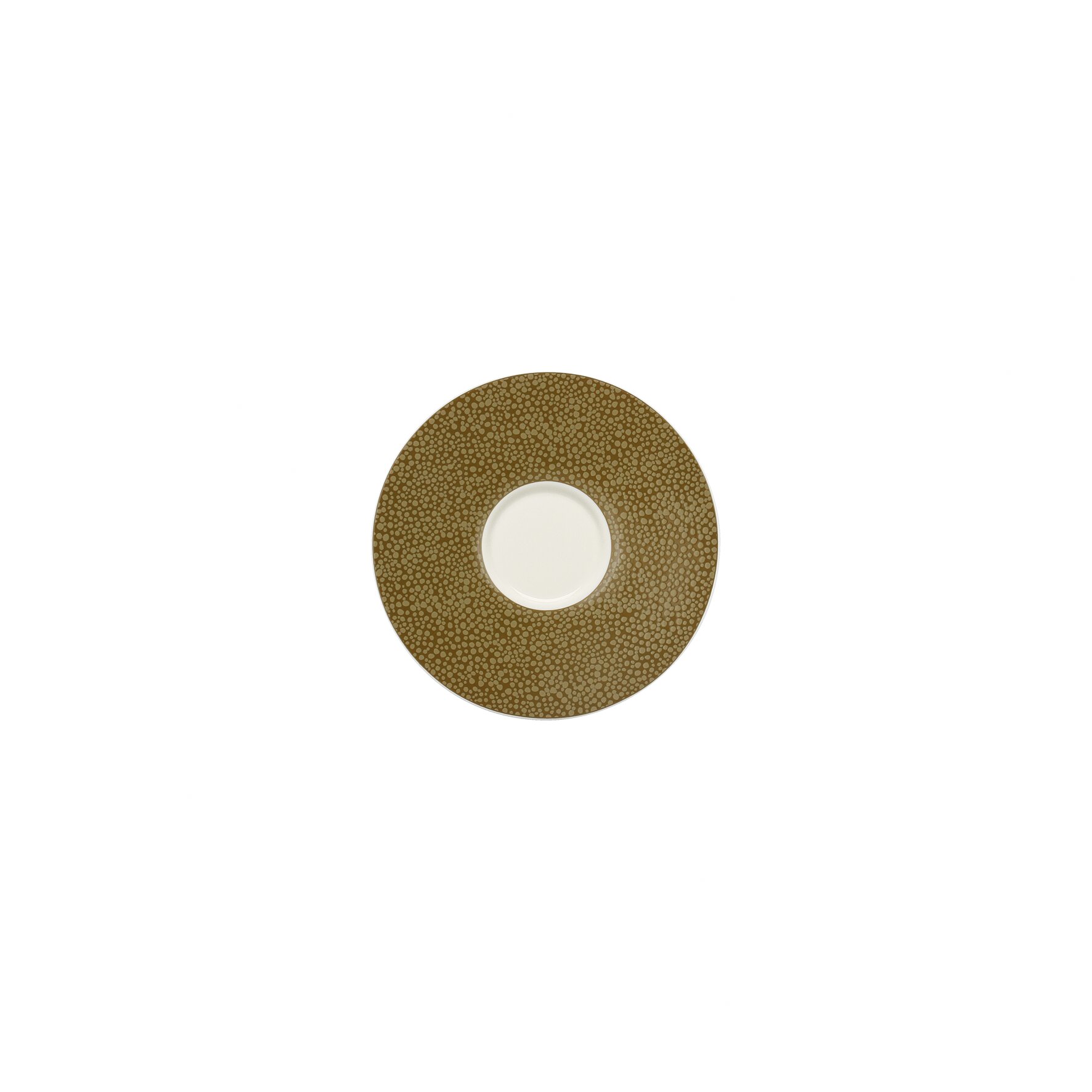 Untertasse rund 135 mm olive Purity Pearls