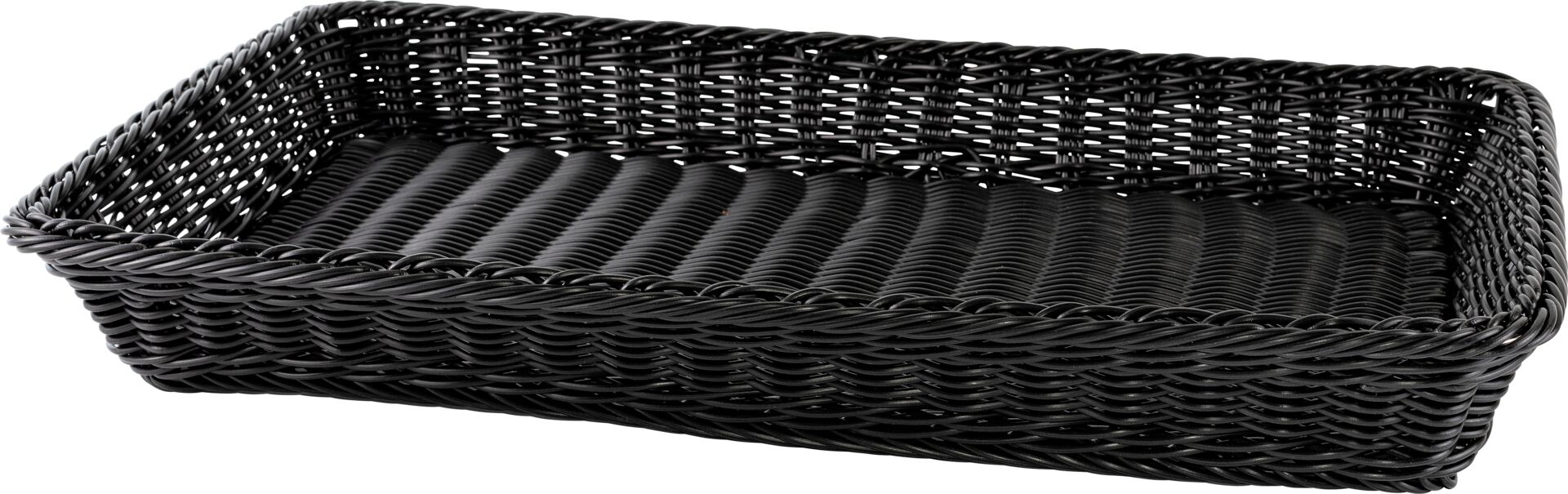 Korb GN 1/1, H: 6,5cm schwarz