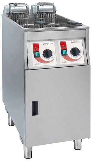 Elektro-Fritteuse 2 x 9,00 l /  Füllmenge Korb 1,25 kg