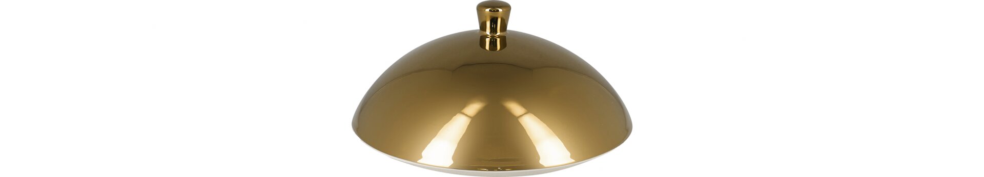 Cloche 136 mm gold für Gourmetteller FDGD26