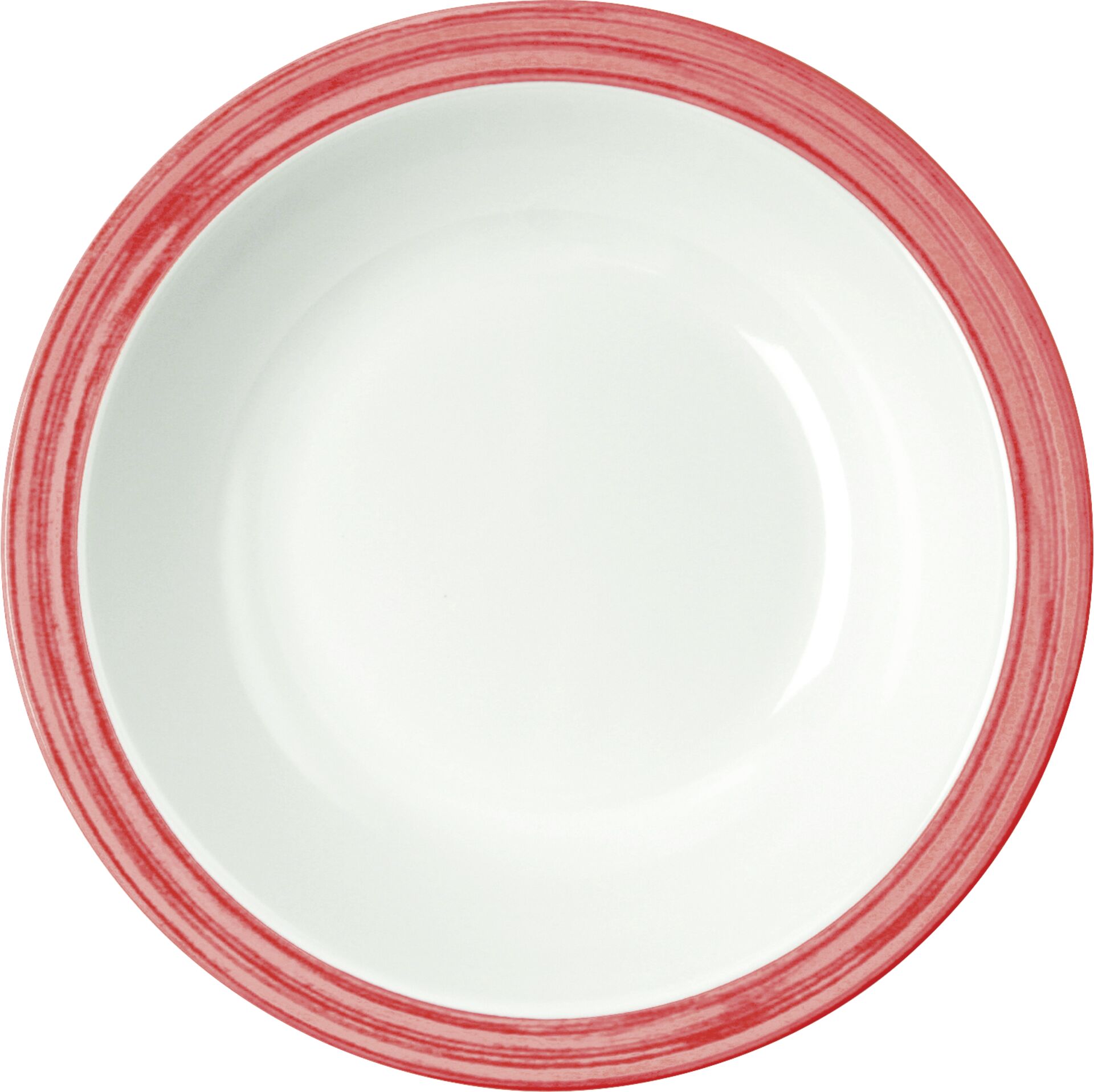 Teller tief "Colour" 20,5 cm cherry-rot