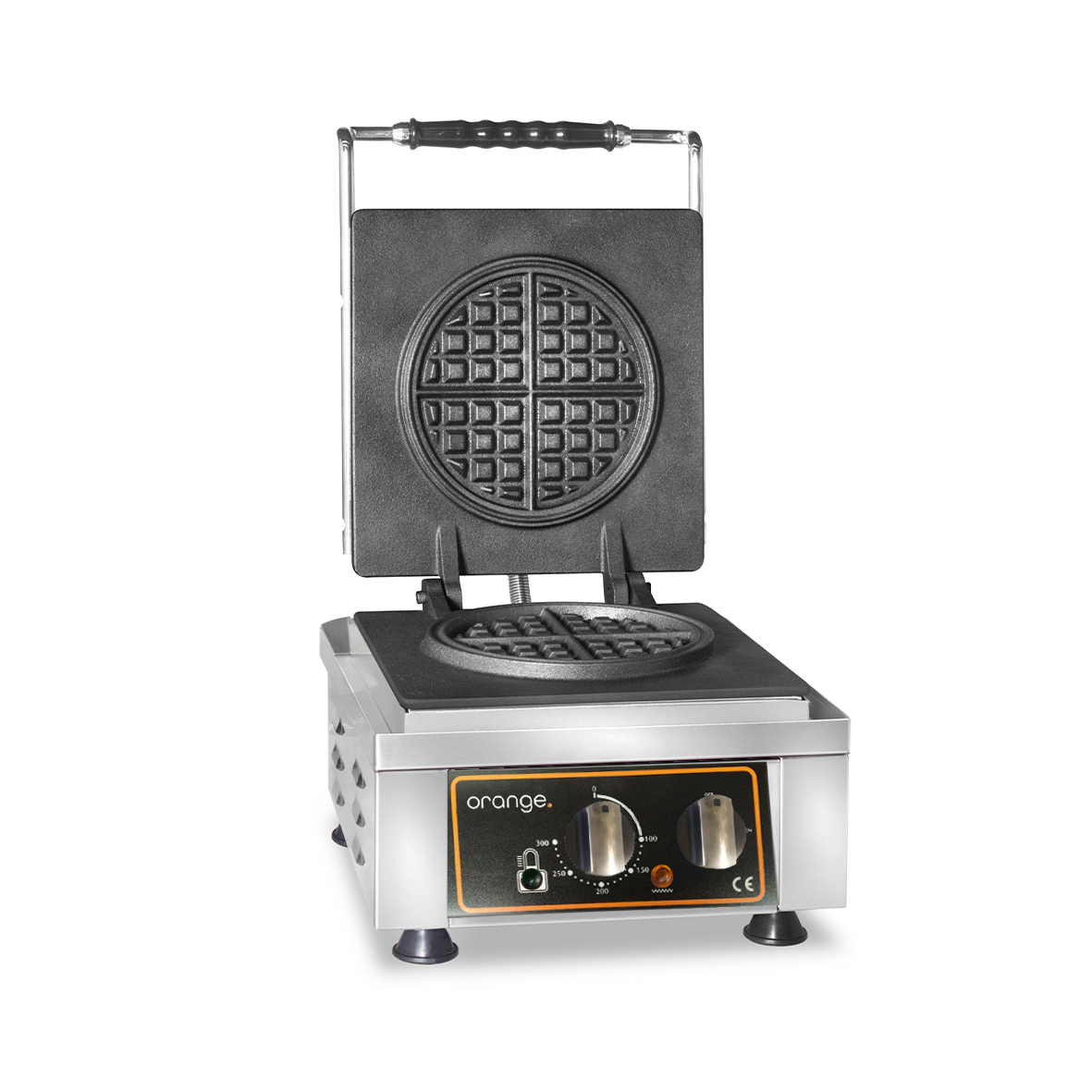 Waffeleisen American, 1 x (Ø 160 x 15 mm) orange