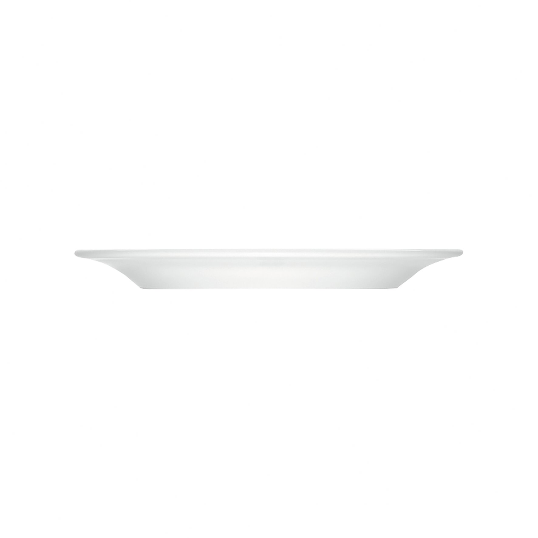 Teller flach mit Fahne 257 mm Systemline