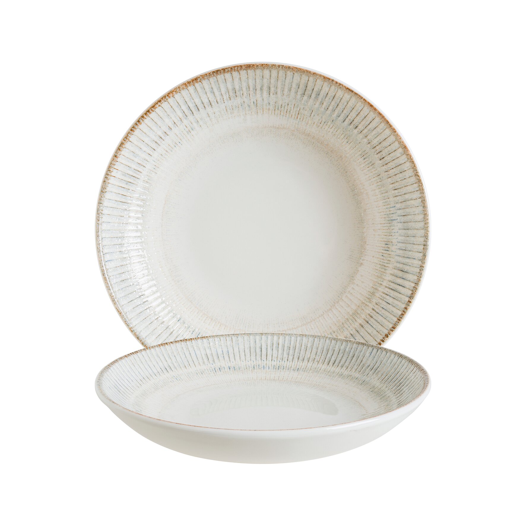 Teller tief Bloom 230 mm / 1,00 l creme Galata