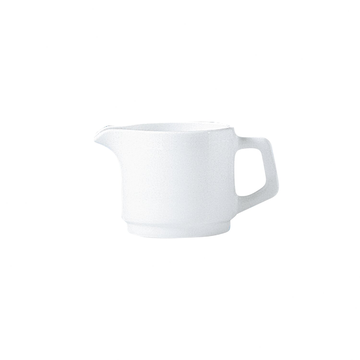 Kaffee- / Teekanne ohne Deckel stapelbar 88 mm / 0,32 l uni weiß