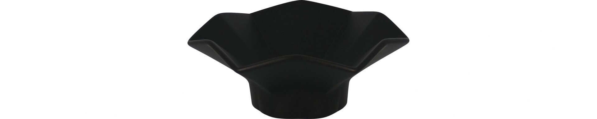 Schale in Blumenform 160 mm / 0,21 l black