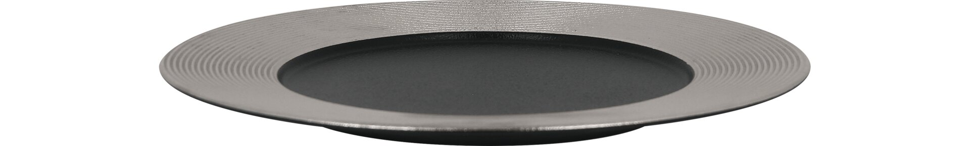Teller flach 290 mm silver