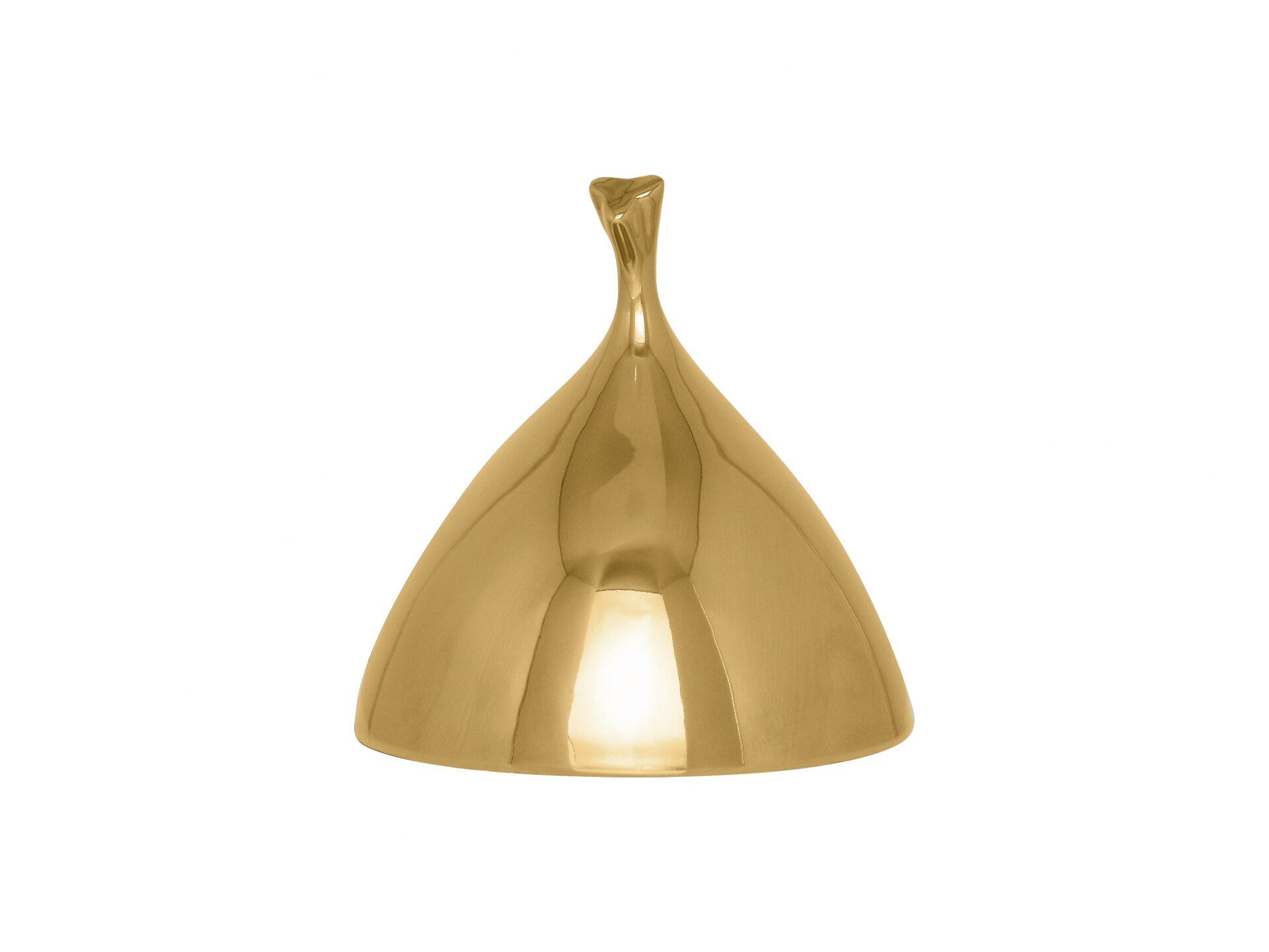 Cloche Clover 180 mm gold Hide