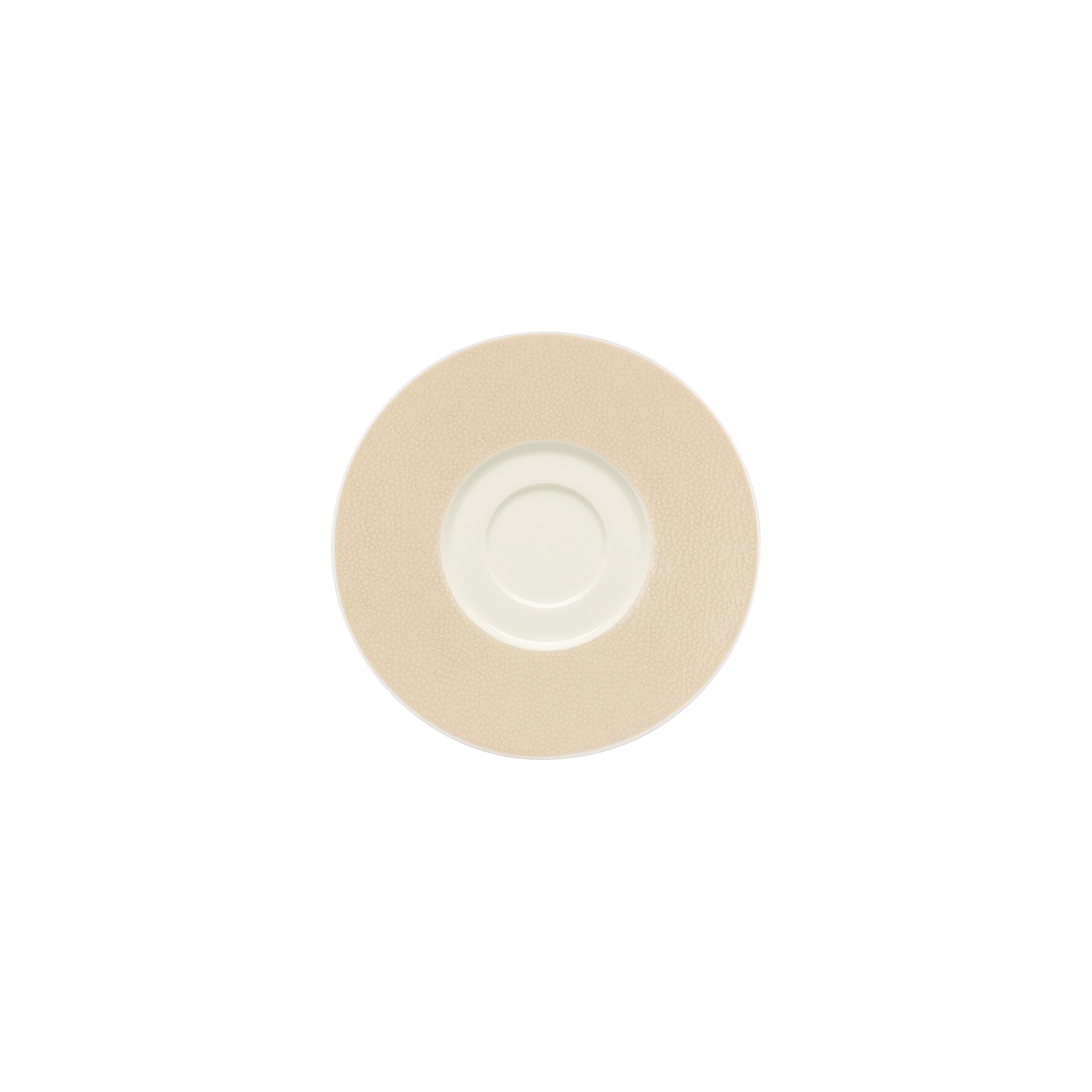 Untertasse rund mit Doppelspiegel 166 mm champagne Purity Pearls