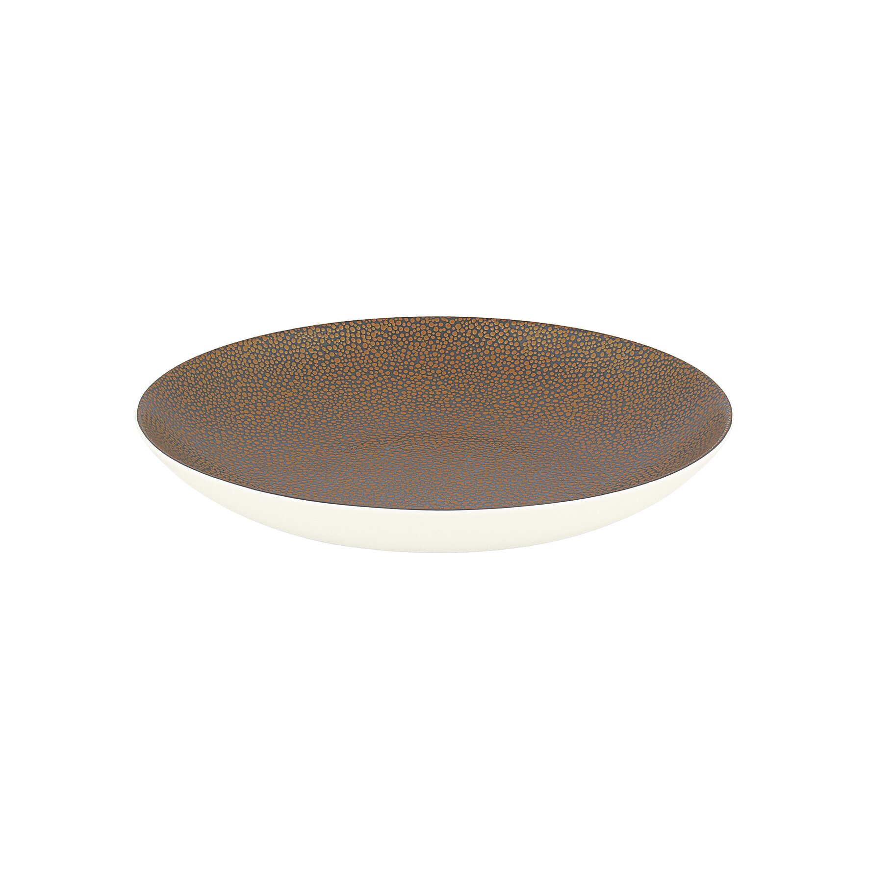 Coupteller tief rund 290 mm / 1,75 l metallic gold