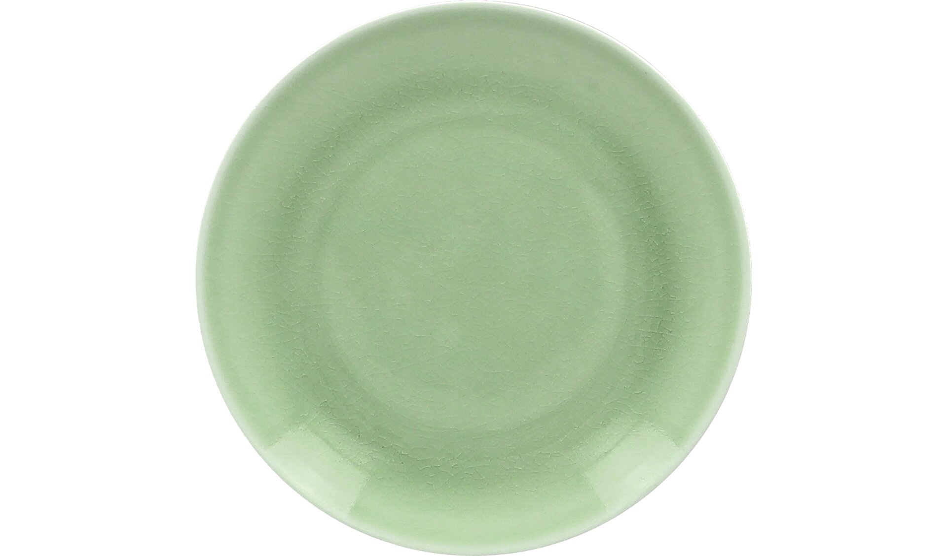 Coupteller flach 210 mm plain-green Vintage