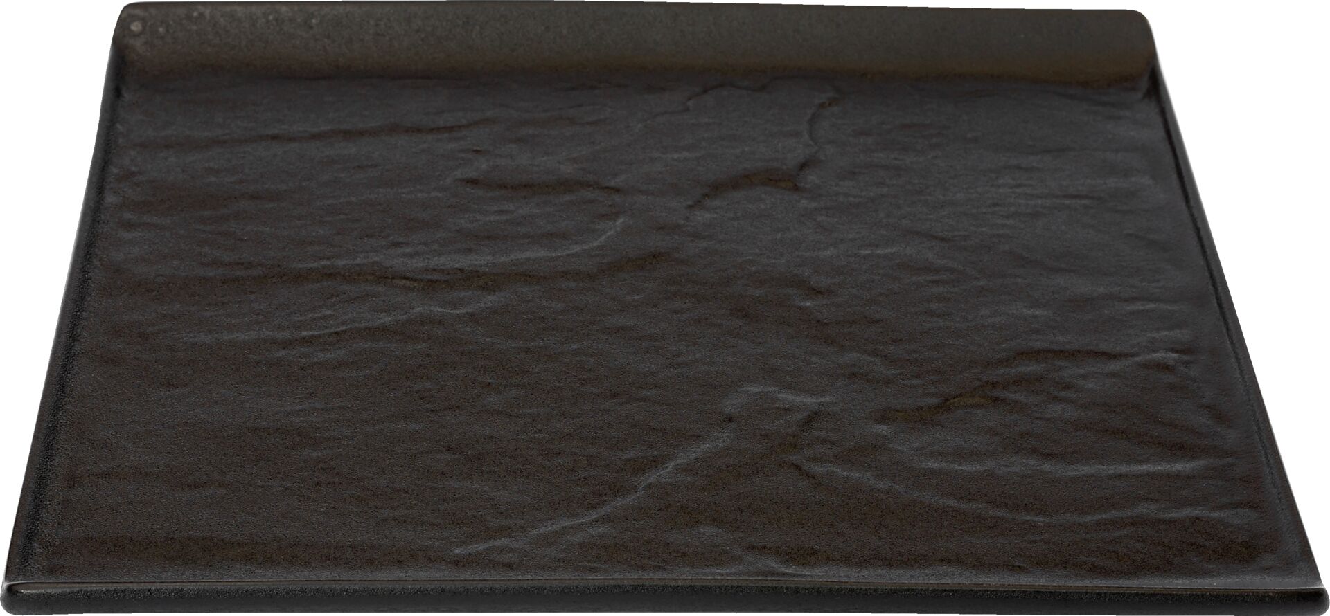 Porzellanserie "Schieferlook" Teller fla ch 27,3x27,3cm Schieferlook