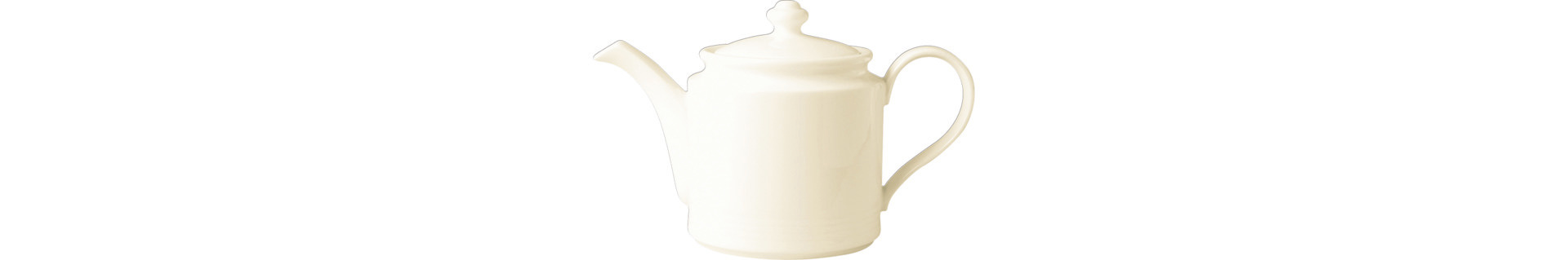 Teekanne mit Deckel 0,40 l crème