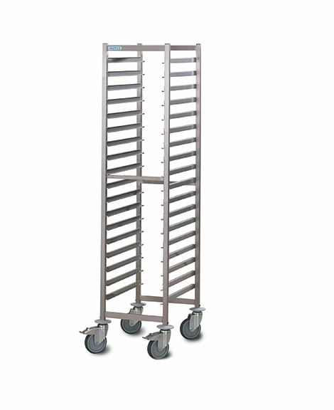 Regalwagen 18 x GN 1/1 Längseinschub 619 x 454 x 1661 mm Regalwagen 18 x GN 1/1 Längseinschub 619 x 454 x 1661 mm