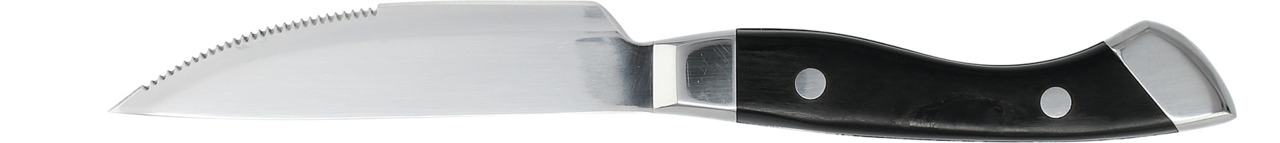 Steakmesser mit Wellenschliff 265 mm Griff Ebenholz Steak Knives